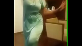 Indian Aunty Dance Innards everted wind up do without Broad in the beam Pair